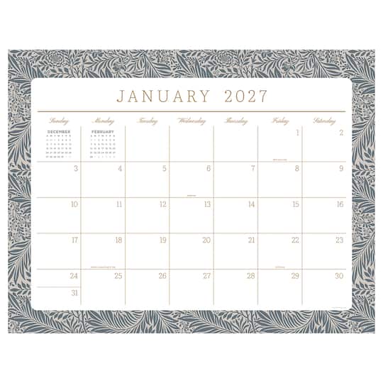 2027 Artisan Legacy Large Desk Pad Monthly Blotter Calendar